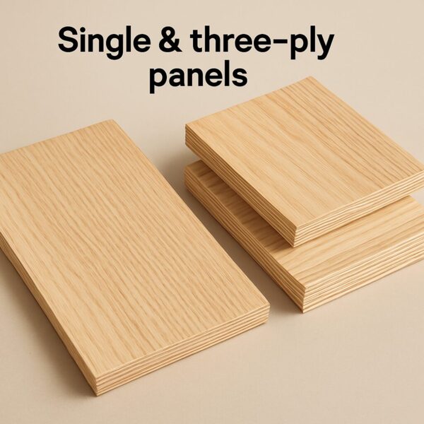 Single & three-ply panels Single & three-ply panels
